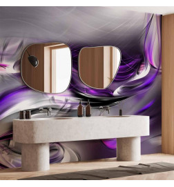 Mural de parede - Purple Swirls