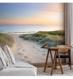 Foto tapete - Morning walk on the beach