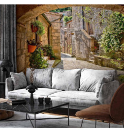 Fototapeta - Provincial alley in Tuscany