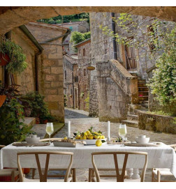 Fotobehang - Provincial alley in Tuscany
