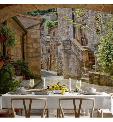 Papier peint - Provincial alley in Tuscany