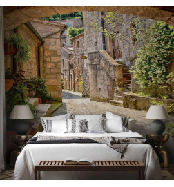 Mural de parede - Provincial alley in Tuscany