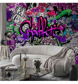 Fototapeta - Purple Graffiti