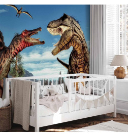 Fototapetti - Fighting Dinosaurs