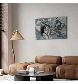 Leinwandbild - Marbled Reflection (1 Part) Wide