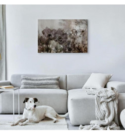 Canvas Print - Anemones in Sepia (1 Part) Wide