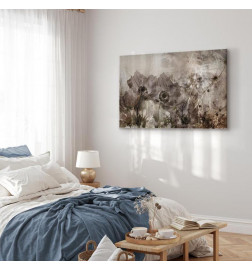 Leinwandbild - Anemones in Sepia (1 Part) Wide