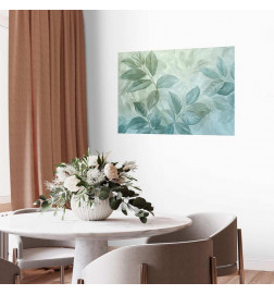 Plakāts - Mint Leaves - large botanical motif