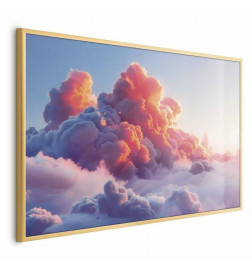 Plakāts - Dusk Spectacle: Clouds in Shades of Pink and Purple