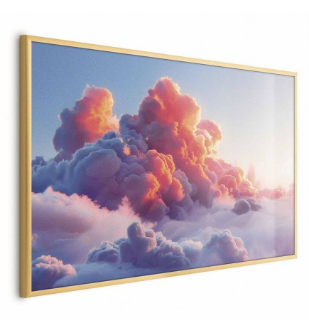 Plakat - Dusk Spectacle: Clouds in Shades of Pink and Purple