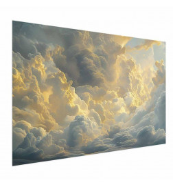 Poster - Last Breath of the Day: Clouds Illuminated by Evening Glow