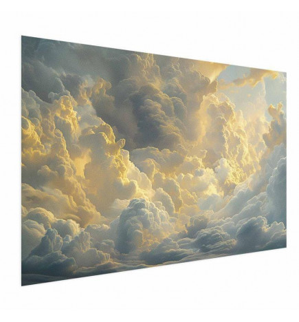 Plakat - Last Breath of the Day: Clouds Illuminated by Evening Glow