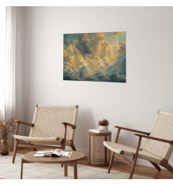 Juliste - Last Breath of the Day: Clouds Illuminated by Evening Glow