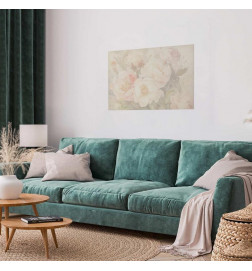 Plakat - Peonies in the Mist