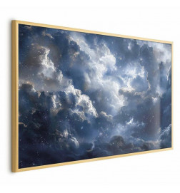 Poster - Astronomical Wonders: Clouds and Stars in Harmonious Union