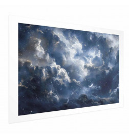 Poster - Astronomical Wonders: Clouds and Stars in Harmonious Union