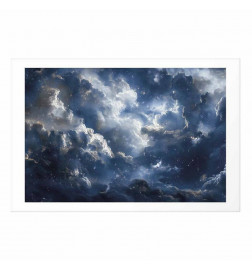 Poster - Astronomical Wonders: Clouds and Stars in Harmonious Union