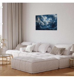 Plakat - Astronomical Wonders: Clouds and Stars in Harmonious Union