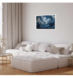 Poster - Astronomical Wonders: Clouds and Stars in Harmonious Union