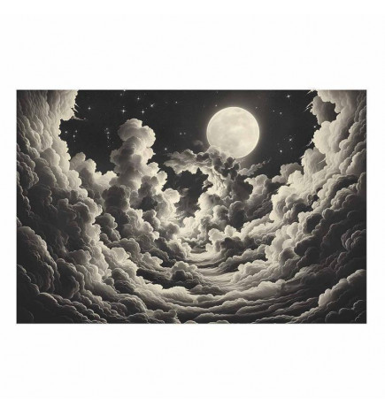 Juliste - Moon and Stars Singing Among the Great Clouds