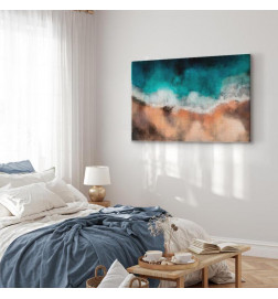 Canvas Print - Waves in the Sand (1 Part) Wide