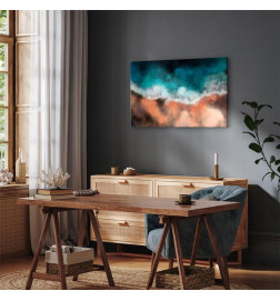 Canvas Print - Waves in the Sand (1 Part) Wide