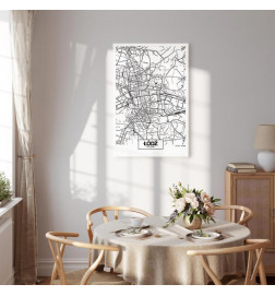 Paveikslas - City Plan: Lodz (1 Part) Vertical