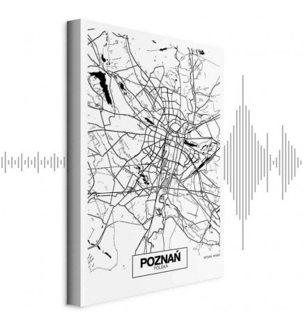 Paveikslas - City Plan: Poznan (1 Part) Vertical