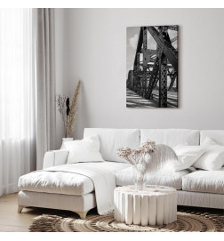 Canvas Print - Bridge at Morning (1 Part) Vertical