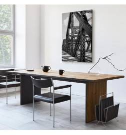 Canvas Print - Bridge at Morning (1 Part) Vertical