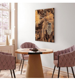 Canvas Print - Golden Cone (1 Part) Vertical