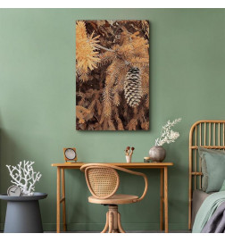 Cuadro - Golden Cone (1 Part) Vertical