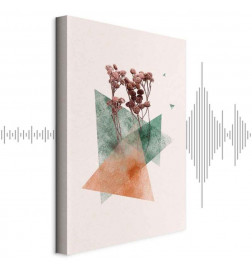 Seinapilt - Modernist Flower (1 Part) Vertical