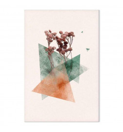 Leinwandbild - Modernist Flower (1 Part) Vertical