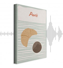 Quadro - Parisian Breakfast (1 Part) Vertical