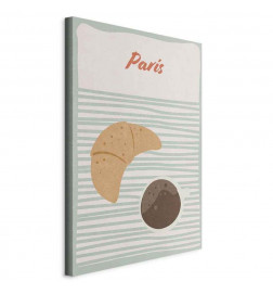 Cuadro - Parisian Breakfast (1 Part) Vertical