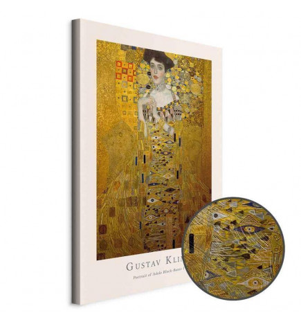 Slika - Gustav Klimt - Portrait of Adele Bloch (1 Part) Vertical