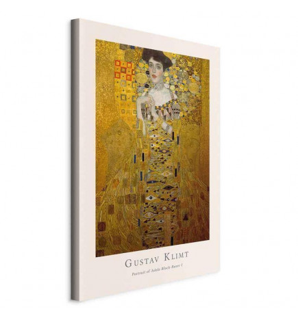 Paveikslas - Gustav Klimt - Portrait of Adele Bloch (1 Part) Vertical