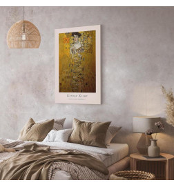Cuadro - Gustav Klimt - Portrait of Adele Bloch (1 Part) Vertical