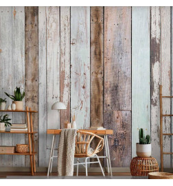 Wall Mural - Multi-colored Boards