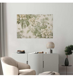 Plakāts - Vintage Flowers in Light Colors