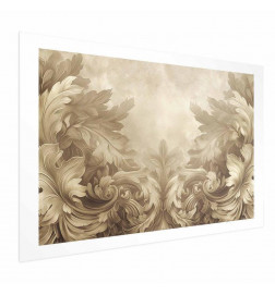 Plakat - Carved Ornaments in Sepia Shades