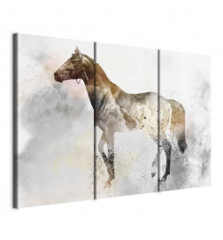 Schilderij - Fiery Steed (3 Parts)