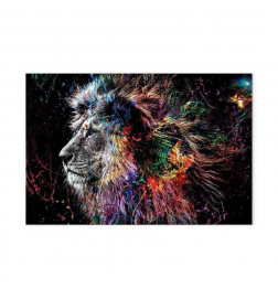 Quadro - Crazy Lion (1 Part) Wide