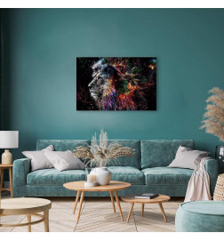 Quadro - Crazy Lion (1 Part) Wide