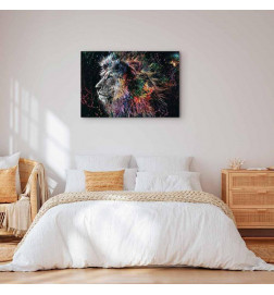 Quadro - Crazy Lion (1 Part) Wide