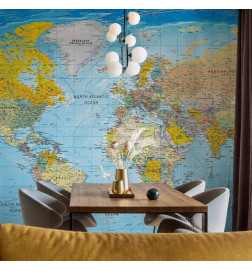 Fototapeta - World Classic Map