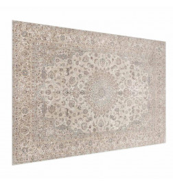 Poster - Sand Carpet - Worn Persian Rug with Rich Ornamental Motifs