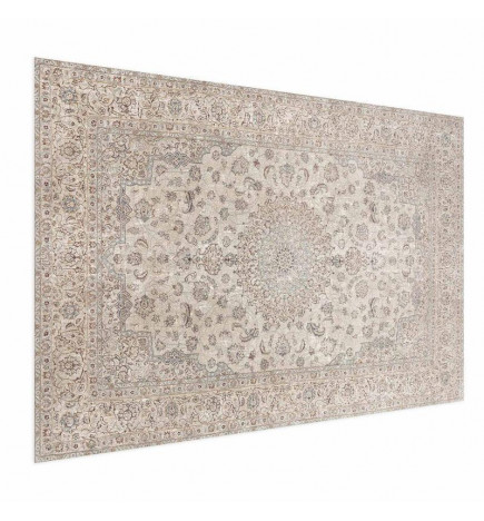 Plakatas - Sand Carpet - Worn Persian Rug with Rich Ornamental Motifs