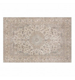 Poster - Sand Carpet - Worn Persian Rug with Rich Ornamental Motifs